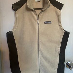 Columbia Cream Fleece Vest